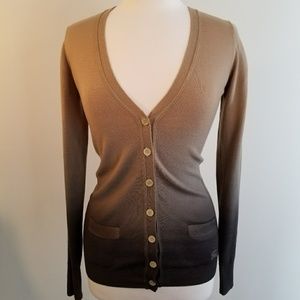 Burberry ombre merino wool cardigan S